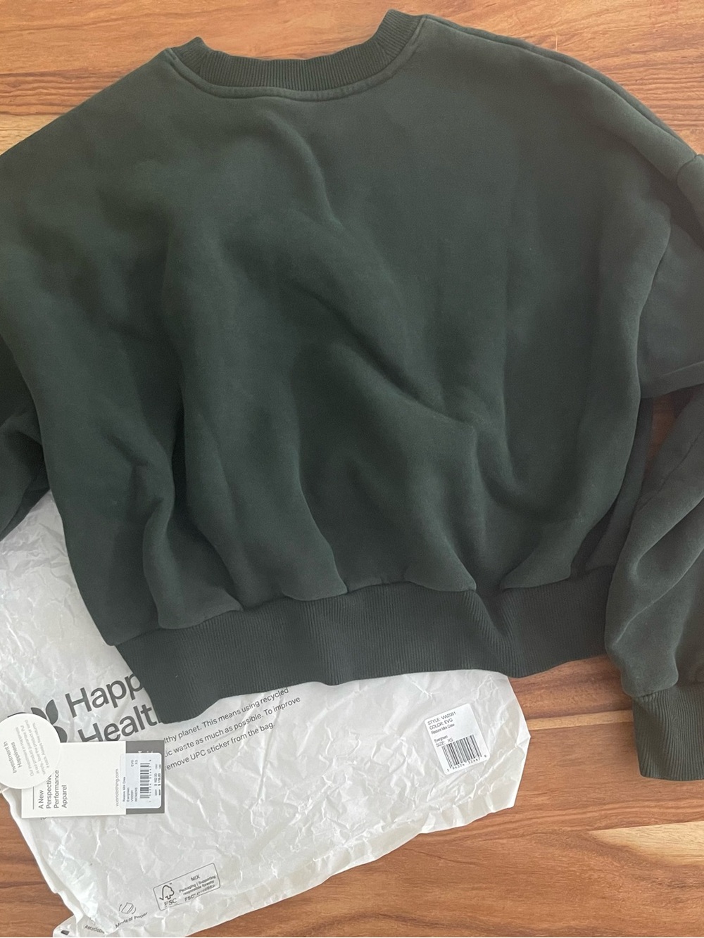 Vuori 🌲 Evergreen Restore Mini Crew XS - Picture 5 of 7